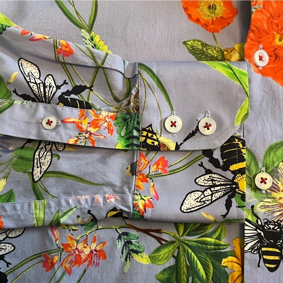 Hawes & Curtis London Men’s Dress Shirt Piccadilly Stretch Size Medium - Picture 9 of 13